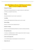 ACC 406 Midterm Review |2025 Revised Update | 100% Correct Complete Solutions