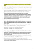 MMC 3420 Chapters 10 and 11 Exam Questions with Correct Answers Latest Update 2025-2026