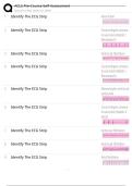 ACLS Pre-Course Self-Assessment Exam Questions and Answers 
