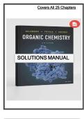 Solutions Manual for Organic Chemistry &lpar;13th Edition&comma; 2022&rpar; &ndash; Solomons&comma; Fryhle & Snyder &ndash; Complete Step-by-Step Worked Solutions