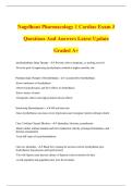 Nagelhout Pharmacology 1 Cardiac Exam 3 Questions And Answers Latest Update Graded A&plus;