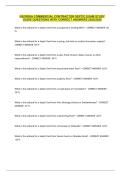 GEORGIA COMMERCIAL CONTRACTOR SEPTIC EXAM STUDY GUIDE QUESTIONS WITH CORRECT ANSWERS 2025&sol;2026