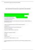 NAB CORE PRACTICE EXAM 2024 QUESTIONS AND ANSWERS&excl; 100&percnt; CORRECT ANSWERS