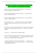 WV SEPTIC INSTALLERS EXAM QUESTIONS WITH CORRECT ANSWERS 2025&sol;2026