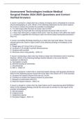 Assessment Technologies Institute Medical Surgical Retake 2024 2025 Questions and Correct Verified Answers&period;