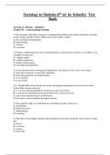 Test Bank For Sociology in Modules 6th Edition by Richard T&period; Schaefer All Chapters 1-18