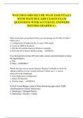 WATCHGUARD SECURE WI-FI ESSENTIALS WITH WATCHGUARD CLOUD EXAM QUESTIONS WITH ACCURATE ANSWERS 2025&sol;2026 GRADED A&plus;&period;