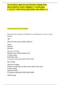 WATCHGUARD EXAM WITH COMPLETE QUESTIONS AND CORRECT ANSWERS LATEST UPDATED &lpar;2025&sol;2026 GRADED A&plus;&rpar;