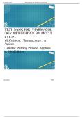 TEST BANK FOR PHARMACOLOGY 10TH EDITION BY MCCUISTION McCuistion Pharmacology A Patient Centered Nurse&period;pdf