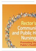 Test Bank For Rector's Community and Public Health Nursing&colon; Promoting the Public's Health 11th Edition&period;&lpar; All Chapters 2025&rpar;