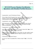 CE 3310 Procore Student Certification  Questions with Detailed Verified Answers 