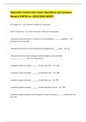 Associate Constructor Exam Questions and answers Newest RATED A&plus; 2025&sol;2026 NEW&excl;&excl;