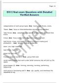 D312 final exam Questions with Detailed  Verified Answers 