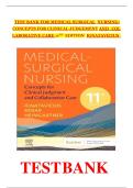 TEST BANK FOR Medical-Surgical Nursing&colon; Concepts for Clinical Judgment and Collaborative Care  11th Edition by Donna D&period; IgnataviciusISBN&colon;978-0323878265 ALL CHAPTERS COVERED YOUR ULTIMATE GUIDE 100&percnt; VERIFIED A&plus; GRADE ASSURED&excl;&excl;&excl;&excl;&excl; NEW LATEST UPDATE&excl;&excl;&excl;&excl;&excl;&excl;
