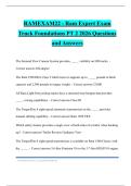 RAMEXAM22 - Ram Expert Exam Truck Foundations PT 2 2026 Questions and Answers