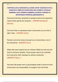 CERTIFIED LEGAL MANAGER ALA EXAM LATEST 2025&sol;2026 ACTUAL  EXAM WITH COMPLETE QUESTIONS AND CORRECT DETAILED  ANSWERS &lpar;100&percnt; VERIFIED ANSWERS&rpar; &vert;ALREADY GRADED A&plus;&vert;  &vert;&vert;PROFESSOR VERIFIED&vert;&vert; &vert;&vert;BRANDNEW&excl;&excl;&excl;&vert;&vert;