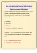 HESI PHARMACOLOGY EXIT EXAM LATEST 2025&sol;2026 ACTUAL  EXAM WITH COMPLETE QUESTIONS AND CORRECT DETAILED  ANSWERS &lpar;100&percnt; VERIFIED ANSWERS&rpar; &vert;ALREADY GRADED A&plus;&vert;  &vert;&vert;PROFESSOR VERIFIED&vert;&vert; &vert;&vert;BRANDNEW&excl;&excl;&excl;&vert;&vert;