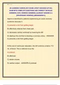 JB LEARNING CARDIOLOGY EXAM LATEST 2025&sol;2026 ACTUAL  EXAM WITH COMPLETE QUESTIONS AND CORRECT DETAILED  ANSWERS &lpar;100&percnt; VERIFIED ANSWERS&rpar; &vert;ALREADY GRADED A&plus;&vert;  &vert;&vert;PROFESSOR VERIFIED&vert;&vert; &vert;&vert;BRANDNEW&excl;&excl;&excl;&vert;&vert;