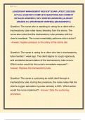 LEADERSHIP MANAGEMENT HESI EXIT EXAM LATEST 2025&sol;2026  ACTUAL EXAM WITH COMPLETE QUESTIONS AND CORRECT  DETAILED ANSWERS &lpar;100&percnt; VERIFIED ANSWERS&rpar; &vert;ALREADY  GRADED A&plus;&vert; &vert;&vert;PROFESSOR VERIFIED&vert;&vert; &vert;&vert;BRANDNEW&excl;&excl;&excl;&vert;&vert;