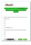 Indiana State HFA Test 2025&sol;2026 &vert; 250&plus; Questions &vert; Resident Care&comma; Facility Regulations&comma; AIT Rules & Clinical Compliance
