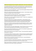 BZ440 Plant Physiology Final Exam Preparation Guide Questions and Answers Already Passed 