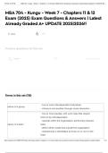 MBA 704 - Kungu - Week 7 - Chapters 11 & 12 Exam &lpar;2025&rpar; Exam Questions & Answers &vert; Latest Already Graded A&plus; UPDATE 2025&vert;2026&excl;&excl;MBA 704 - Kungu - Week 7 - Chapters 11 & 12 Exam &lpar;2025&rpar; Exam Questions & Answers &vert; Latest Already Graded A&plus; UPDATE 2025&vert;2026&excl;&excl;