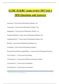 LCDC IC&RC exam review 2017 test 1 2026 Questions and Answers