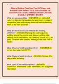 Alberta Welding First Year Final AIT Exam and  Practice Exam Newest 2025&sol; 2026 complete 350  Questions And Correct Detailed Answers &vert; Already  Graded A&plus;&vert;&vert;NEWEST EXAM&excl;&excl;&excl;
