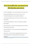 Wgu  psych d094 obj Bundled Tests 2026 Questions and Answers