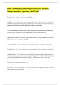 CRJS 370-Athabasca Exam Questions and answers Newest Rated A&plus; Updated 2025&sol;2026 