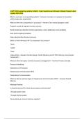 COMP 3300 operating systems midterm  Exam Questions and Answers Already Passed Latest Update 2025-2026