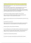 COMP 3300 Final Exam Study Questions with Correct Answers Latest Update 2025-2026