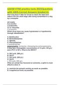 AAVSB VTNE practice tests 2025Questions with 100- Correct Answers Graded A&plus;