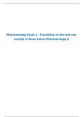 Pharmacology Exam 2 - Everything on the test was exactly in these notes &lpar;Pharmacology I&rpar; 