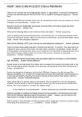 MGMT 3600 EXAM &num;1QUESTIONS & ANSWERS