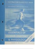 Instructor Guide and Test Bank to Accompany Essentials of Human Anatomy & Physiology&comma; 9th Edition