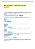 MIS 309 CHAPTER 6 EXAM QUESTIONS AND ANSWERS