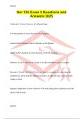 Nur 155 Exam 3 Questions and Answers 2025