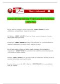 UPDATED MTTC History WITH COMPLETE SOLUTIONS 100&percnt;