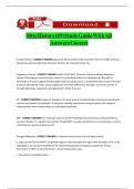 MTTC History &lpar;09&rpar; Study Guide WITH ALL ANSWERS CORRECT