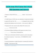 GCSS-Army SSA Course Test 1 Exam 2026 Questions and Answers