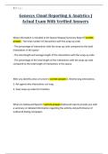 Genesys Cloud Reporting & Analytics &vert; Actual Exam With Verified Answers