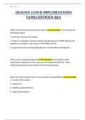GENESYS CLOUD IMPLEMENTATION EXAM&comma;CERTIFIED Q&A