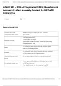 ATMO 201 - EXAM 2 &lpar;updated 2025&rpar; Questions & Answers &vert; Latest Already Graded A&plus; UPDATE 2025&vert;2026