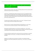 MBA 690 Liberty University - MBA 690 Test 1 Question and answers rated A&plus; 2025&sol;2026