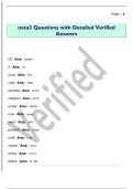 neta3 Questions with Detailed Verified  Answers