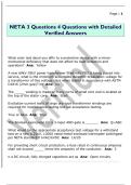 NETA 3 Questions 4 Questions with Detailed  Verified Answers