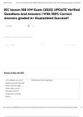 IEC lesson 108 HW Exam &lpar;2025&rpar; UPDATE Verified Questions And Answers &vert; With 100&percnt; Correct Answers graded A&plus; Guaranteed Success&excl;&excl;