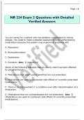 NR 224 Exam 2 Questions with Detailed  Verified Answers