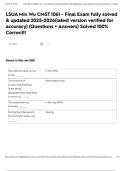 LSUA Min Wu CMST 1061 - Final Exam fully solved & updated 2025-2026&lpar;latest version verified for accuracy&rpar; &lpar;Questions &plus; Answers&rpar; Solved 100&percnt; Correct&excl;&excl;